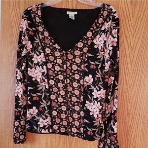 Apostrophe Pretty Floral Top Jr. Sz. L (14/16)